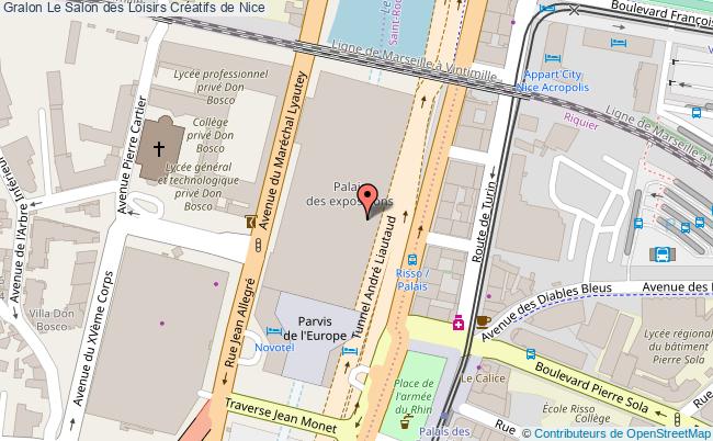 plan Le Salon Des Loisirs Créatifs De Nice