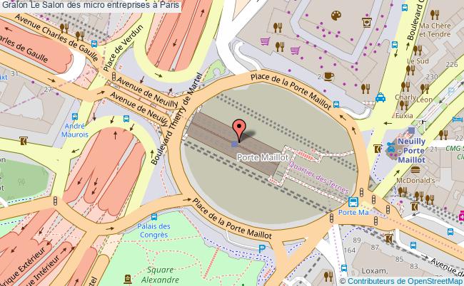 plan Le Salon Des Micro Entreprises à Paris