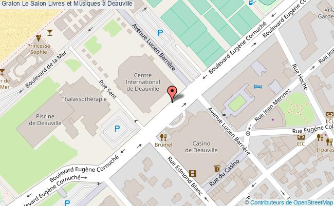plan Le Salon Livres Et Musiques à Deauville