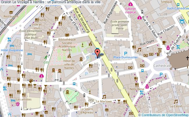 plan Le Voyage à Nantes : Un Parcours Artistique Dans La Ville