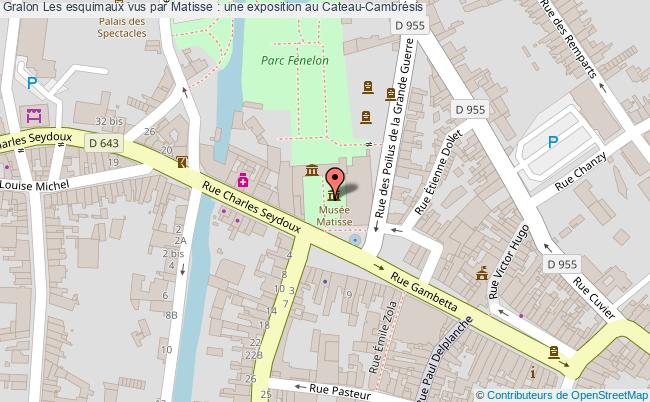 plan Les Esquimaux Vus Par Matisse : Une Exposition Au Cateau-cambrésis