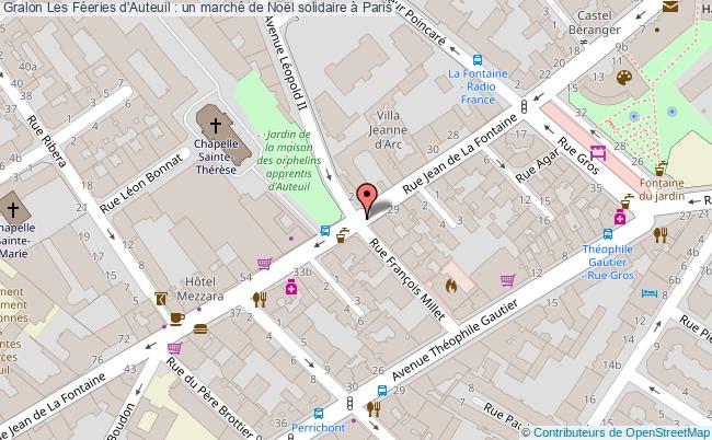 plan Les Féeries D'auteuil : Un Marché De Noël Solidaire à Paris