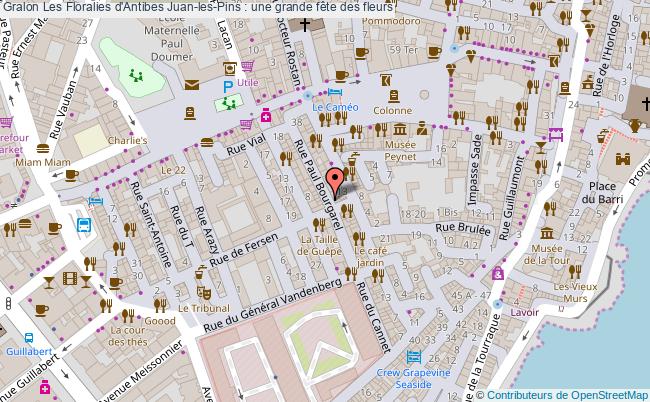 plan Les Floralies D'antibes Juan-les-pins : Une Grande Fête Des Fleurs