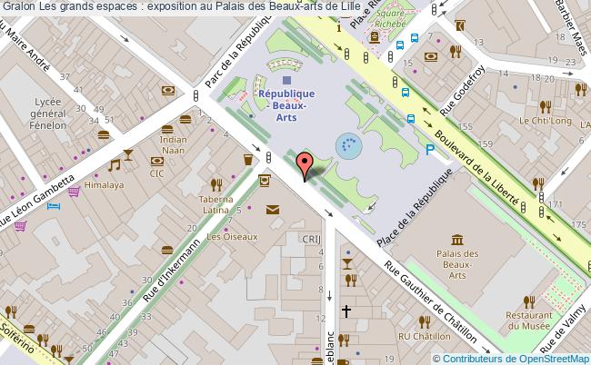 plan Les Grands Espaces : Exposition Au Palais Des Beaux-arts De Lille