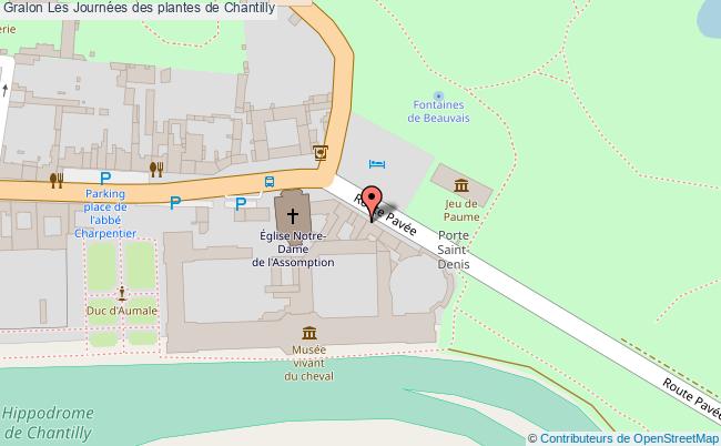 plan Les Journées Des Plantes De Chantilly