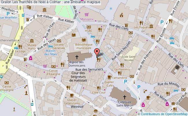 plan Les Marchés De Noël à Colmar : Une Ambiance Magique