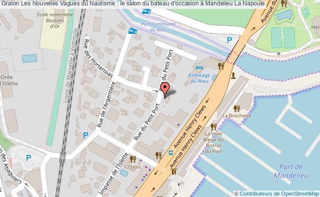 plan Les Nouvelles Vagues Du Nautisme : Le Salon Du Bateau D'occasion à Mandelieu La Napoule