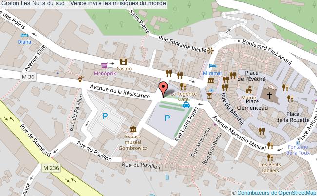 plan Les Nuits Du Sud : Vence Invite Les Musiques Du Monde