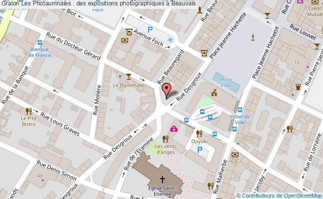 plan Les Photaumnales : Des Expositions Photographiques à Beauvais