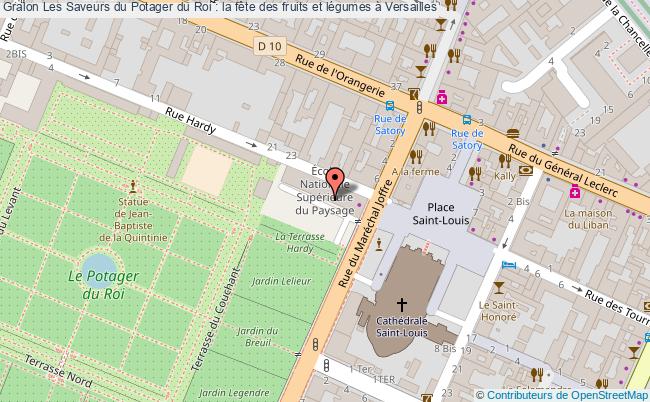 plan Les Saveurs Du Potager Du Roi : La Fête Des Fruits Et Légumes à Versailles