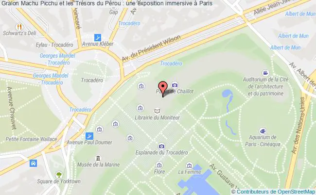 plan Machu Picchu Et Les Trésors Du Pérou : Une Exposition Immersive à Paris