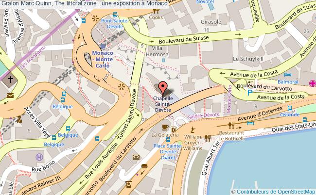 plan Marc Quinn, The Littoral Zone : Une Exposition à Monaco