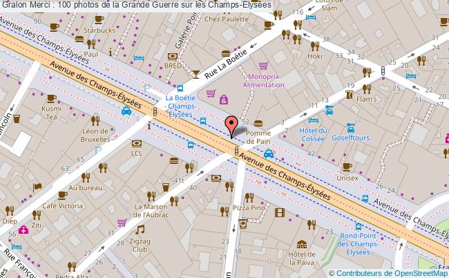 plan Merci : 100 Photos De La Grande Guerre Sur Les Champs-elysées