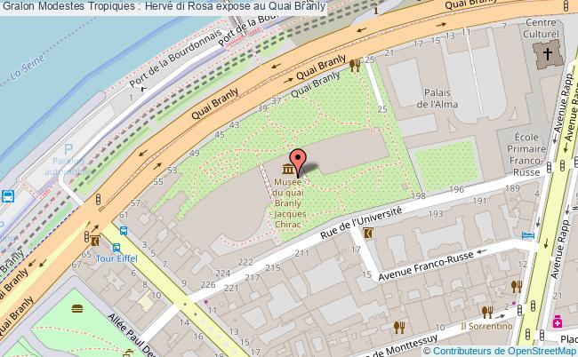 plan Modestes Tropiques : Hervé Di Rosa Expose Au Quai Branly