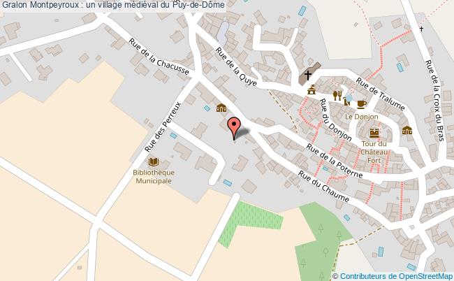 plan Montpeyroux : Un Village Médiéval Du Puy-de-dôme