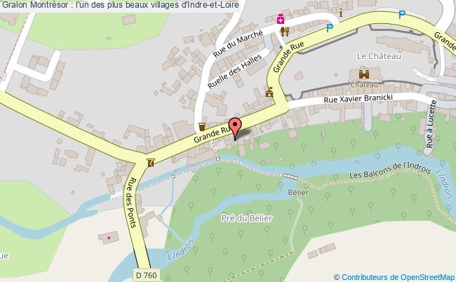 plan Montrésor : L'un Des Plus Beaux Villages D'indre-et-loire