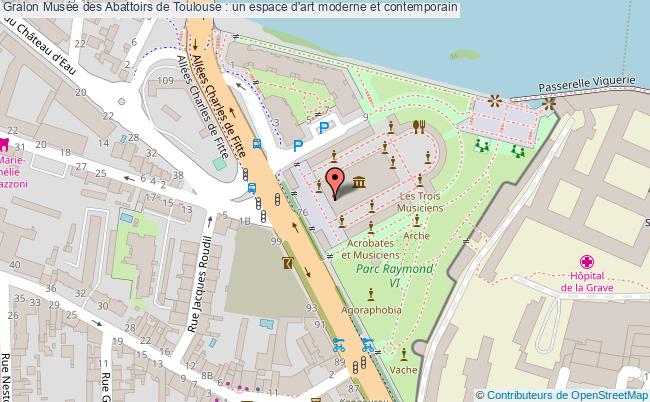 plan Musée Des Abattoirs De Toulouse : Un Espace D'art Moderne Et Contemporain