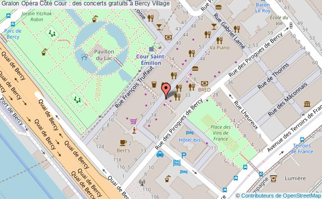 plan Opéra Côté Cour : Des Concerts Gratuits à Bercy Village