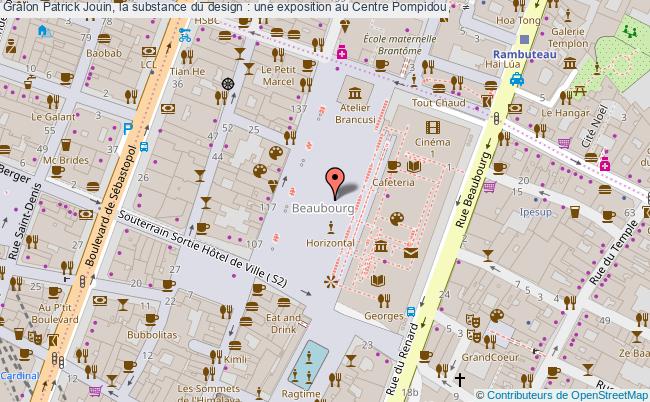 plan Patrick Jouin, La Substance Du Design : Une Exposition Au Centre Pompidou