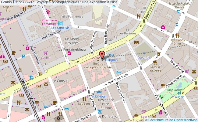 plan Patrick Swirc, Voyages Photographiques : Une Exposition à Nice