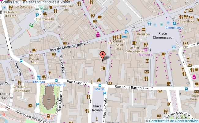 plan Pau : Les Sites Touristiques à Visiter