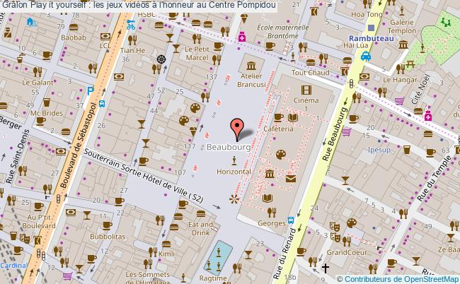 plan Play It Yourself : Les Jeux Vidéos à L'honneur Au Centre Pompidou