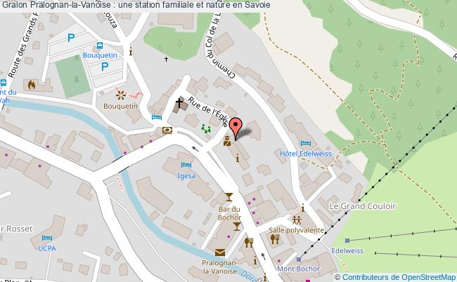 plan Pralognan-la-vanoise : Une Station Familiale Et Nature En Savoie