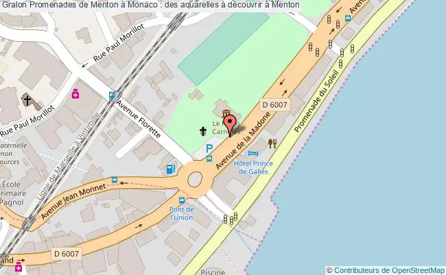plan Promenades De Menton à Monaco : Des Aquarelles à Découvrir à Menton