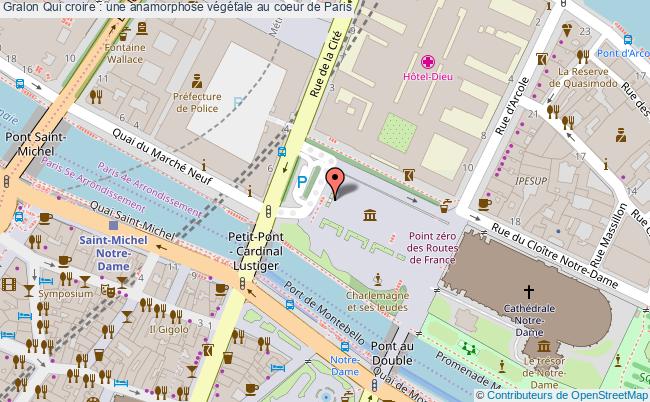 plan Qui Croire : Une Anamorphose Végétale Au Coeur De Paris