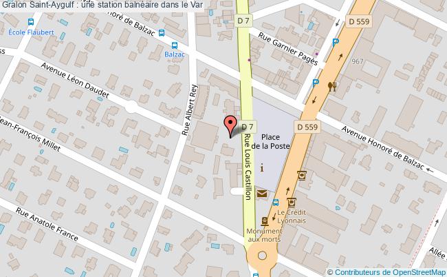 plan Saint-aygulf : Une Station Balnéaire Dans Le Var