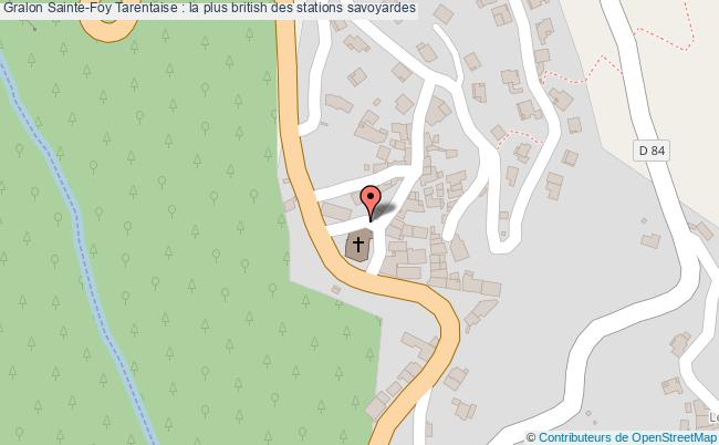 plan Sainte-foy Tarentaise : La Plus British Des Stations Savoyardes