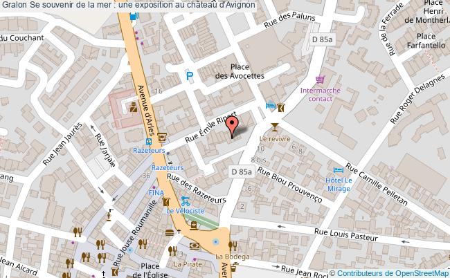 plan Se Souvenir De La Mer : Une Exposition Au Château D'avignon