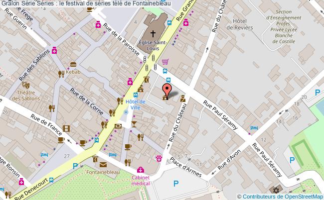 plan Série Séries : Le Festival De Séries Télé De Fontainebleau