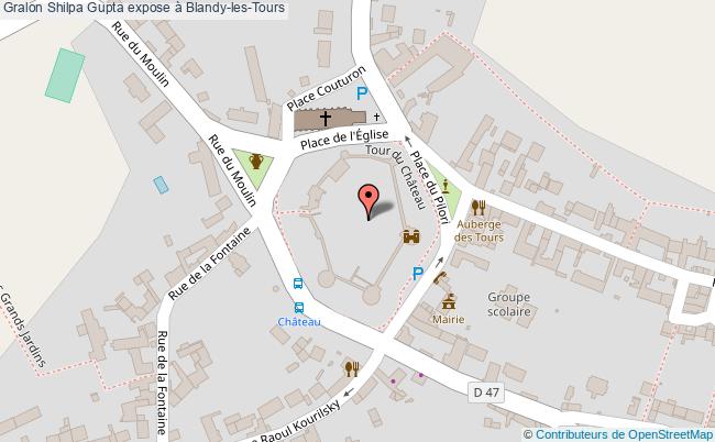 plan Shilpa Gupta Expose à Blandy-les-tours