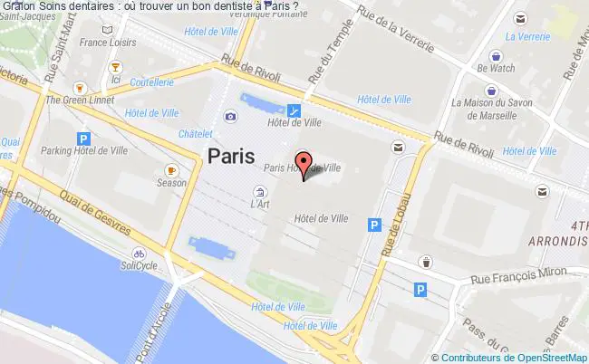 plan Soins Dentaires : Où Trouver Un Bon Dentiste à Paris ?