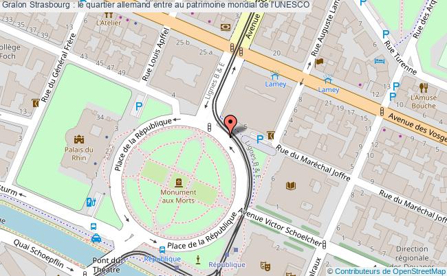 plan Strasbourg : Le Quartier Allemand Entre Au Patrimoine Mondial De L'unesco