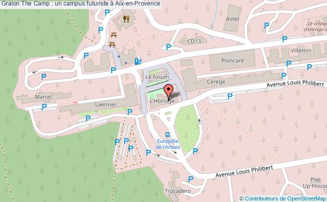 plan The Camp : Un Campus Futuriste à Aix-en-provence