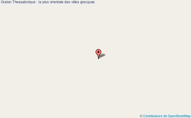 plan Thessalonique : La Plus Orientale Des Villes Grecques