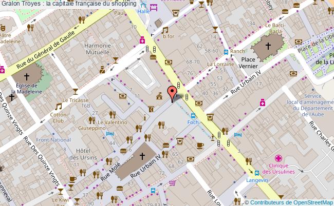 plan Troyes : La Capitale Française Du Shopping