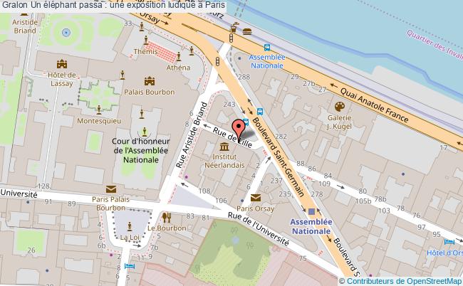 plan Un éléphant Passa : Une Exposition Ludique à Paris