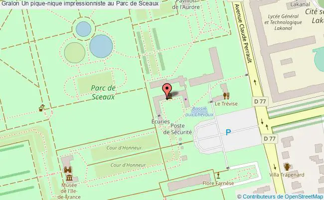 plan Un Pique-nique Impressionniste Au Parc De Sceaux