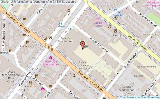 plan Une Formation à L'oenotourisme à L'em Strasbourg