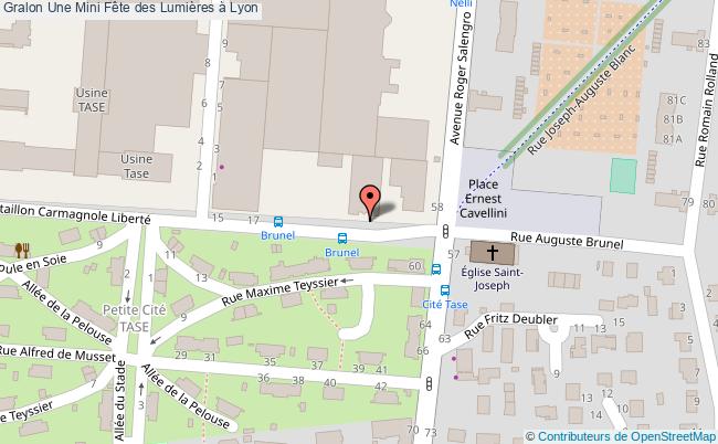 plan Une Mini Fête Des Lumières à Lyon