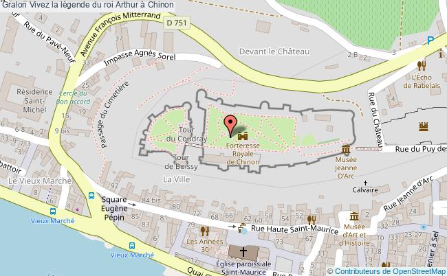 plan Vivez La Légende Du Roi Arthur à Chinon