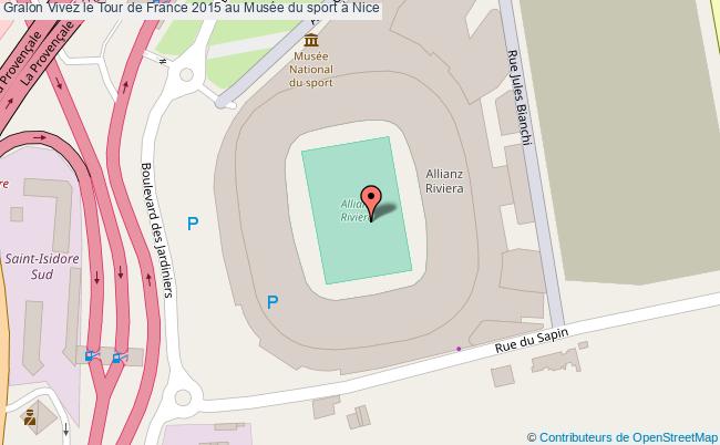 plan Vivez Le Tour De France 2015 Au Musée Du Sport à Nice