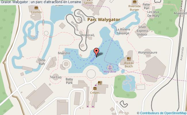 plan Walygator : Un Parc D'attractions En Lorraine