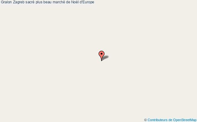 plan Zagreb Sacré Plus Beau Marché De Noël D'europe