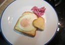 Egg in a hole : une recette spécial Saint-Valentin