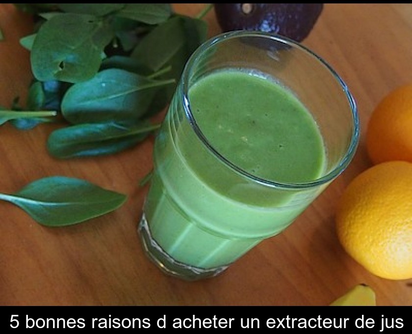 5 bonnes raisons d'acheter un extracteur de jus 5 bonnes raisons d'acheter un extracteur de jus