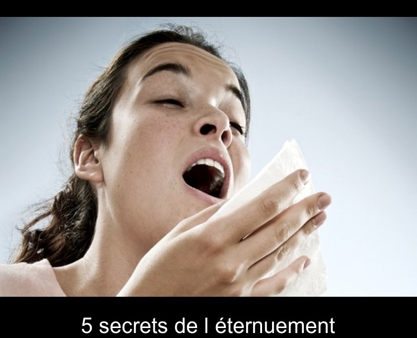 5 secrets de l'éternuement